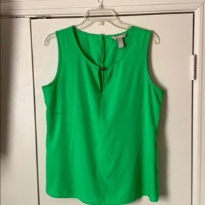 Green sleeveless top